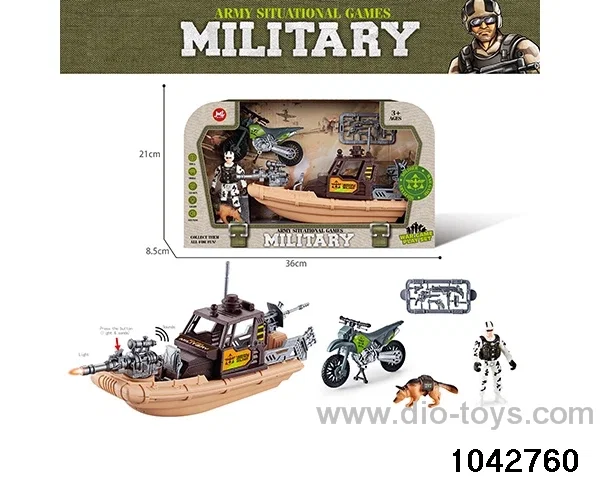 Military sets in window box