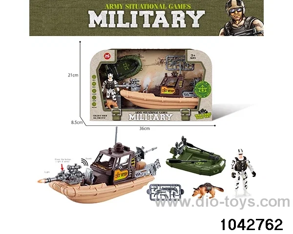 Military sets in window box