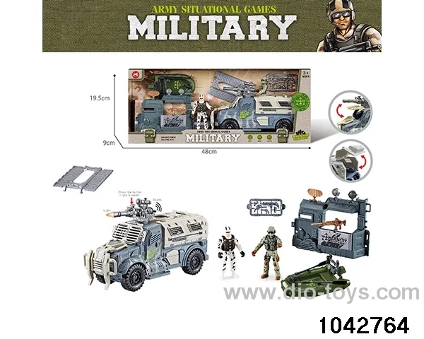 Military sets in window box
