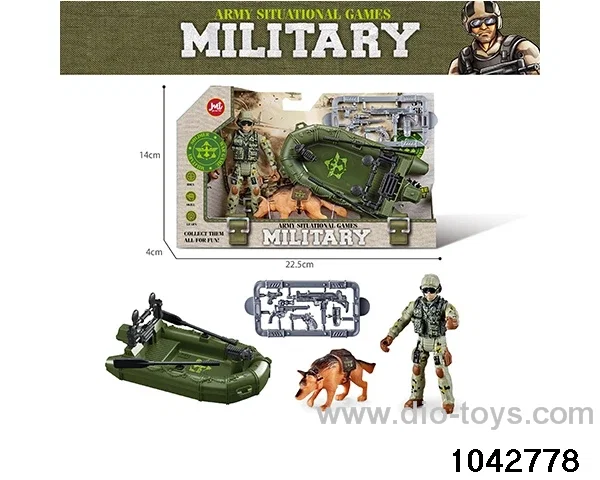 Military sets in display box