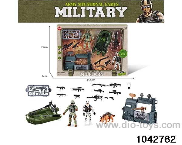 Military sets in window box