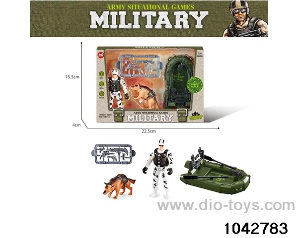 Military sets in window box
