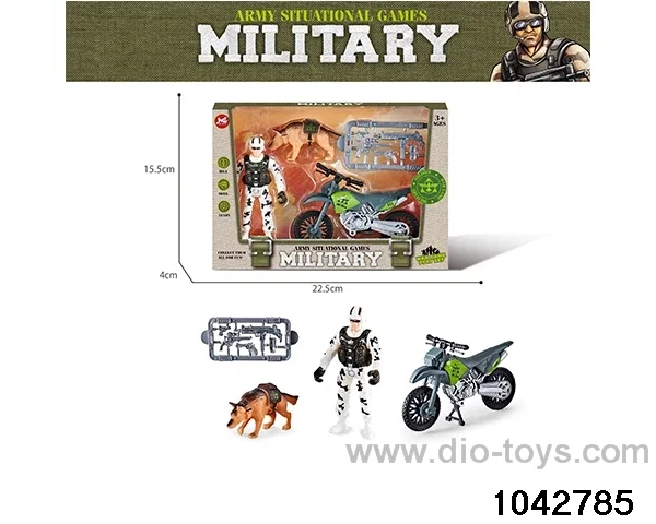 Military sets in window box