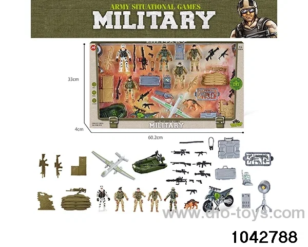 Military sets in window box