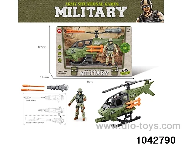 Military sets in window box