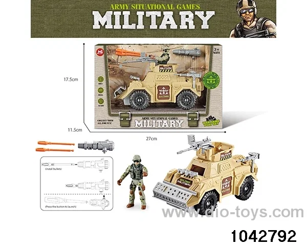 Military sets in window box