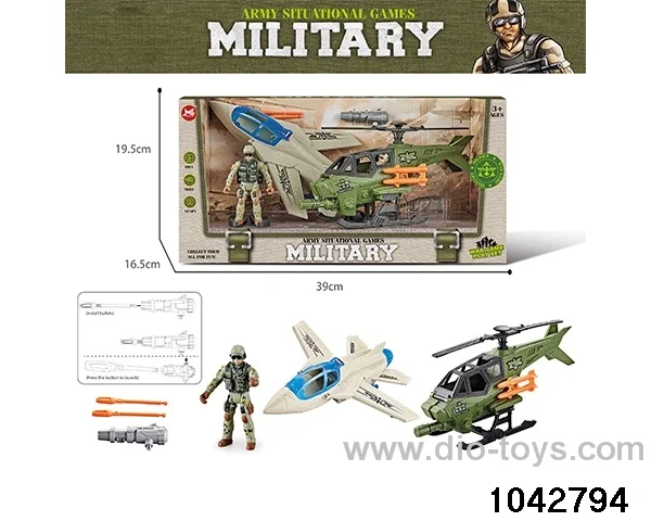 Military sets in window box