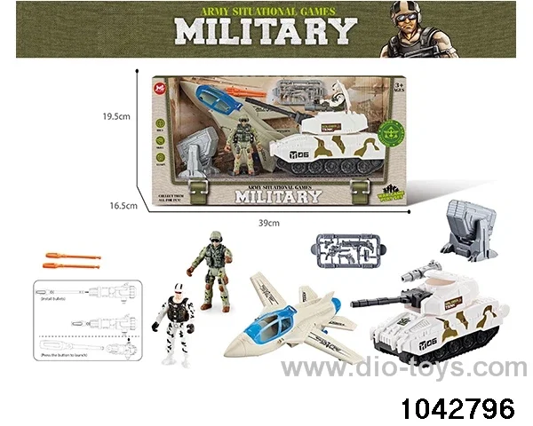 Military sets in window box