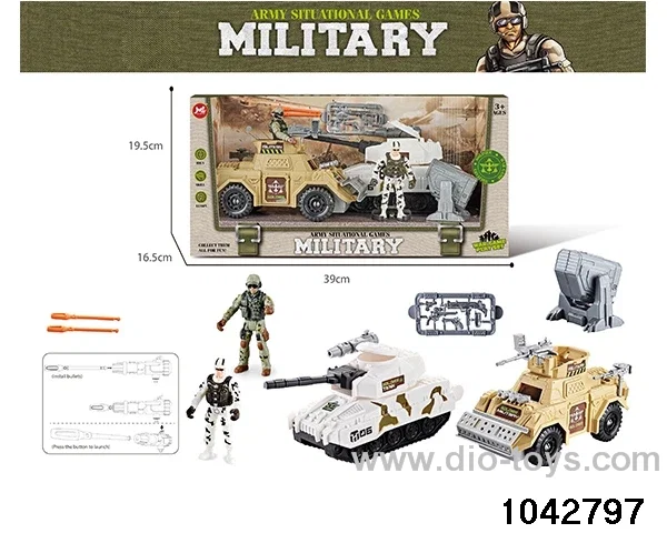 Military sets in window box