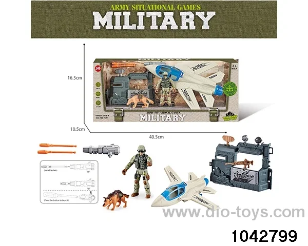 Military sets in window box