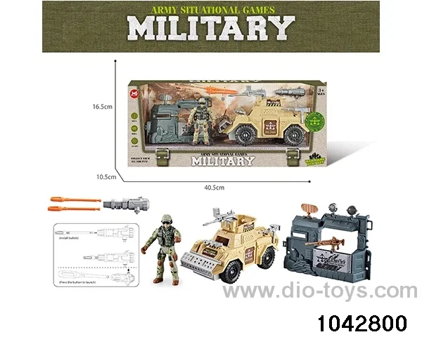 Military sets in window box