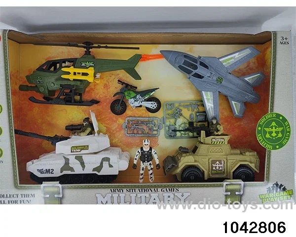 Military sets in window box