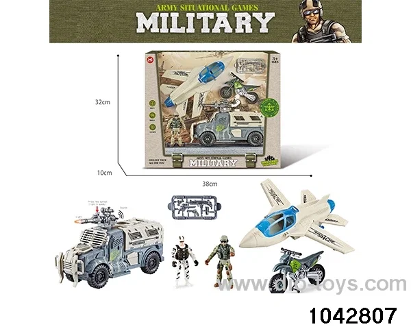 Military sets in window box