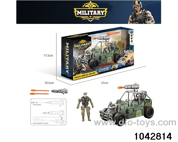 Military sets in window box