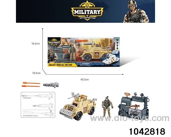 Military sets in window box