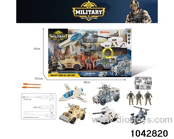 Military sets in window box