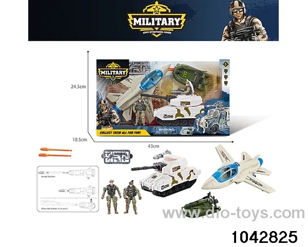 Military sets in window box