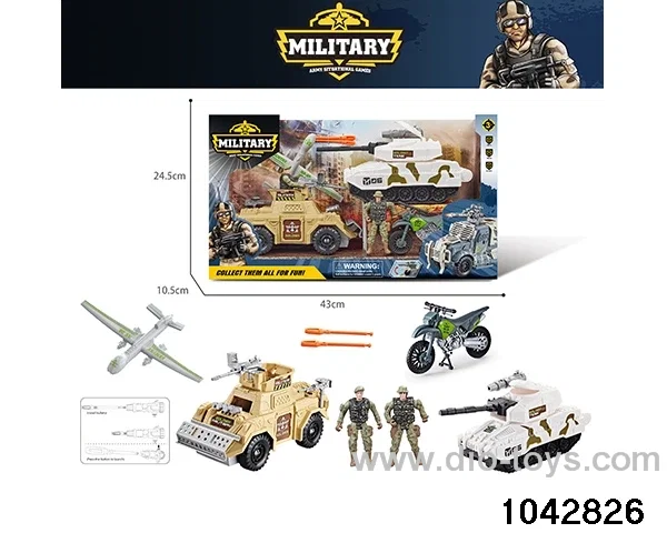 Military sets in window box