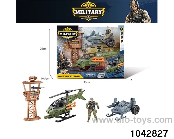 Military sets in window box