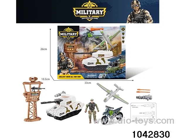 Military sets in window box