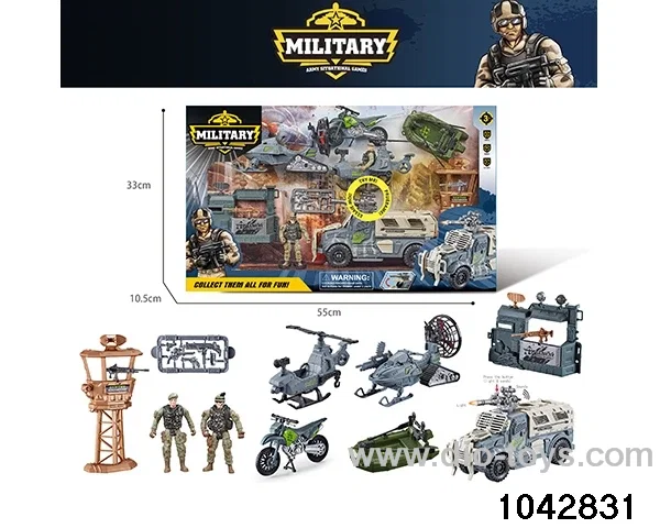 Military sets in window box
