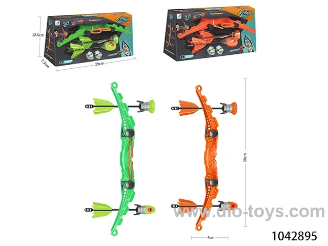 shooting bow with whistle in display box