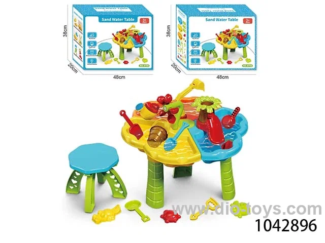 beach table in color box