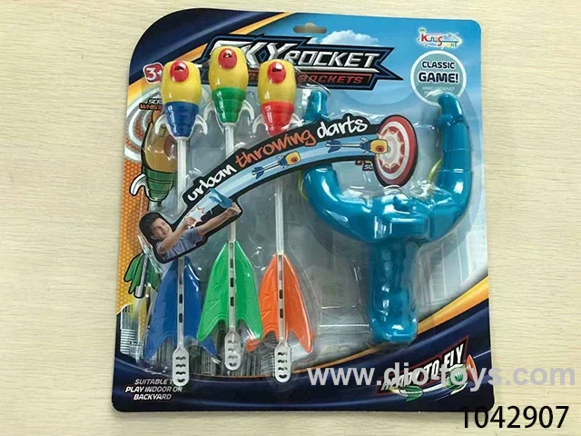 dart toys in blister card