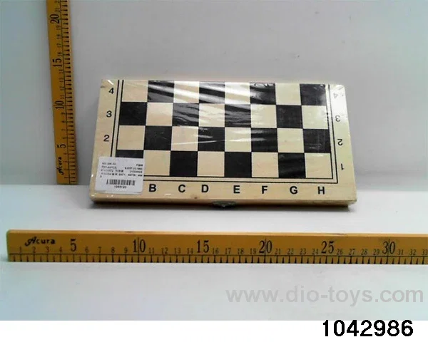 Wooden puzzles in Plastic film