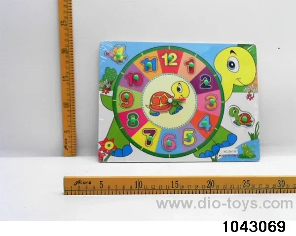 Wooden puzzles in Plastic film