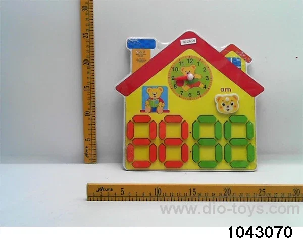 Wooden puzzles in Plastic film
