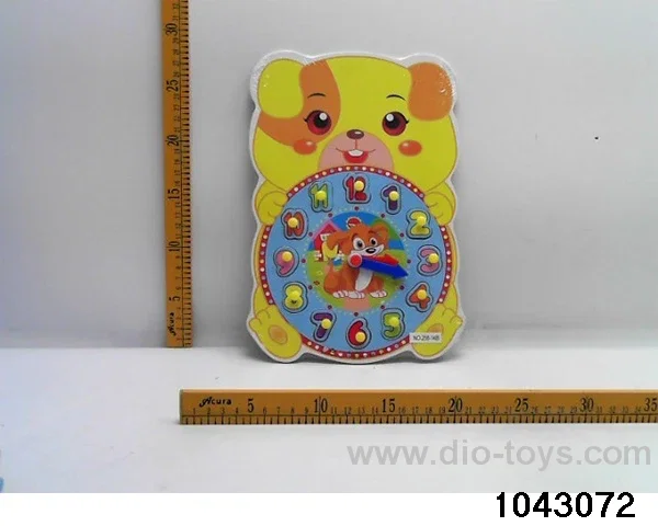 Wooden puzzles in Plastic film