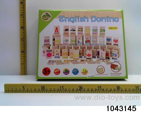 Wooden puzzles in color box