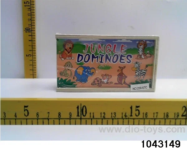Wooden puzzles in color box