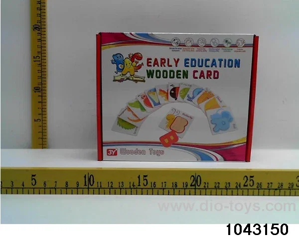 Wooden puzzles in color box