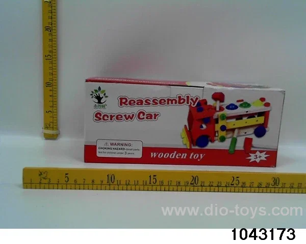 Wooden puzzles in color box