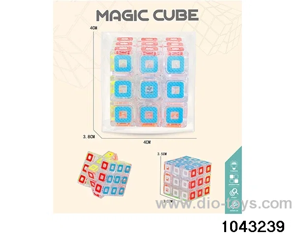 Rubik's cube in opp bag