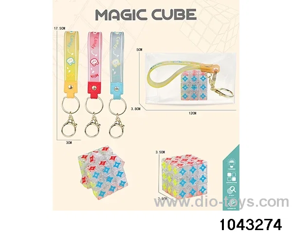 Rubik's cube in opp bag