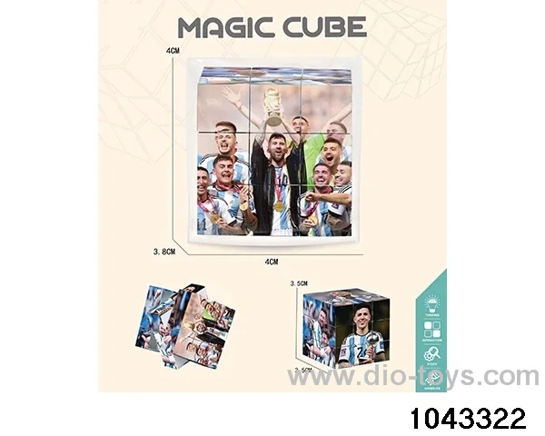 Rubik's cube in opp bag