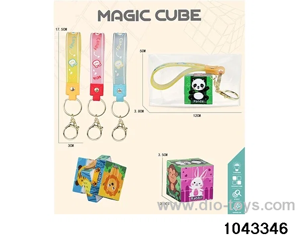 Rubik's cube in opp bag