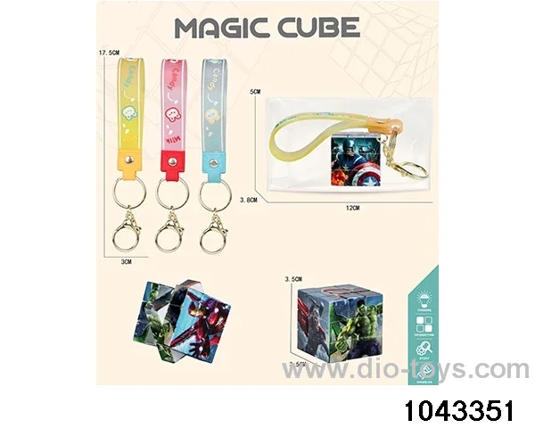 Rubik's cube in opp bag
