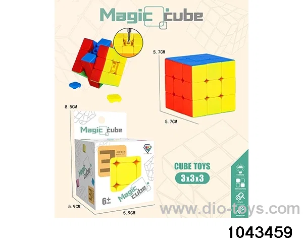 Rubik's cube in color box