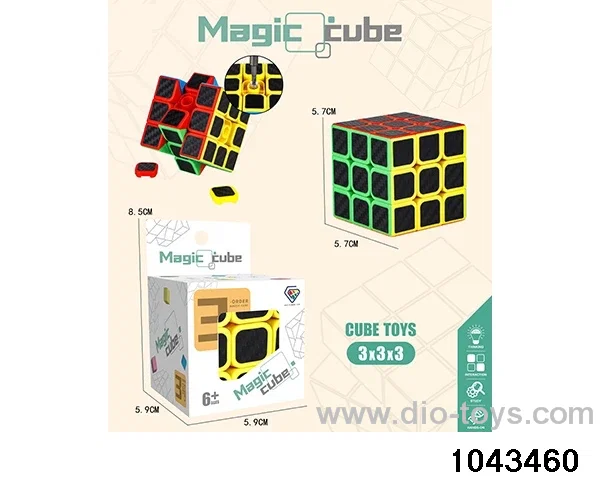Rubik's cube in color box