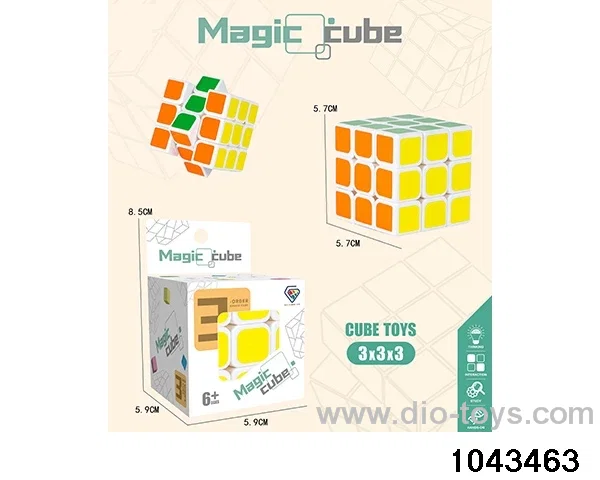 Rubik's cube in color box