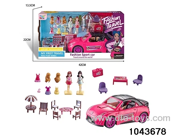doll car in color box