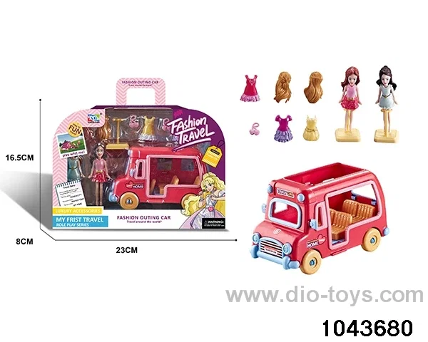 doll car in color box