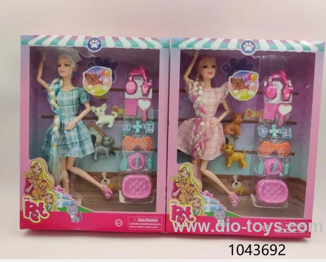 11 inch doll set/2 asstd