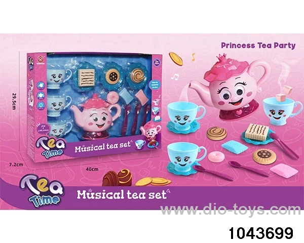 16pcs Light music tea set in window box