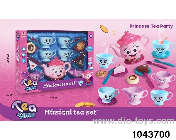 19pcs Light music tea set in window box