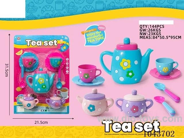 9PCS tea set in Blister card